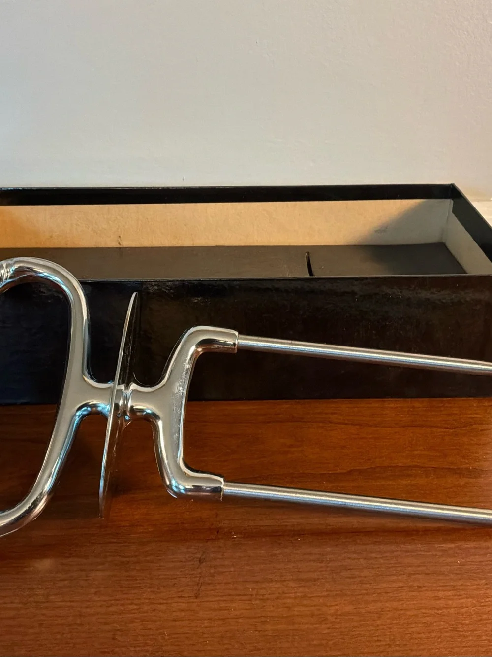 Mason Chrome Carve-Rite Carving Fork in Original Box